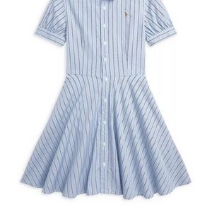 Polo by Ralph Lauren Light Blue Striped Dress